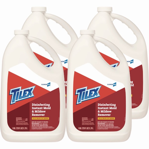 Tilex Disinfects Instant Mildew Remover, 128 oz Refill Bottle, PK4 - CLO 35605