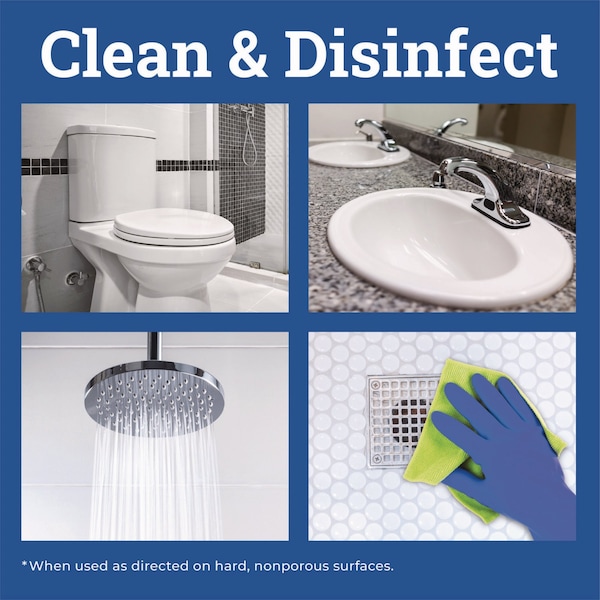 Tilex Disinfects Instant Mildew Remover, 128 oz Refill Bottle, PK4 - CLO 35605