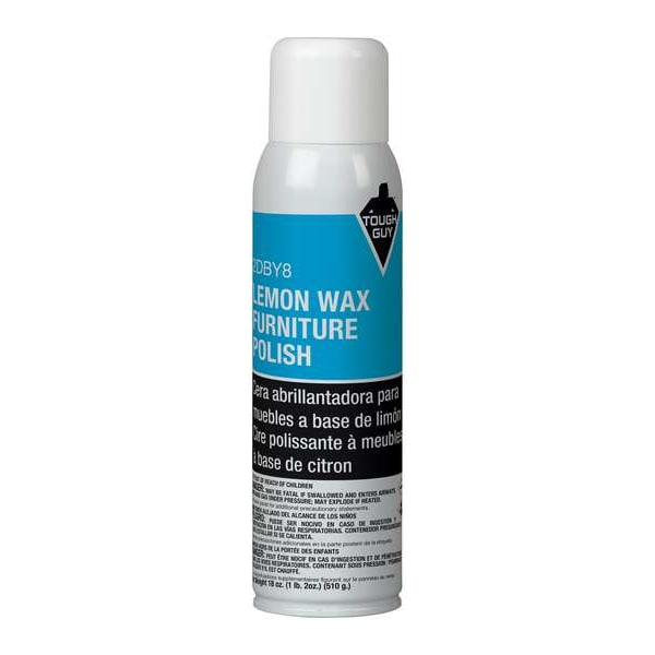 Tough Guy Furniture Polish, Lemon, 20 oz. - 2DBY8