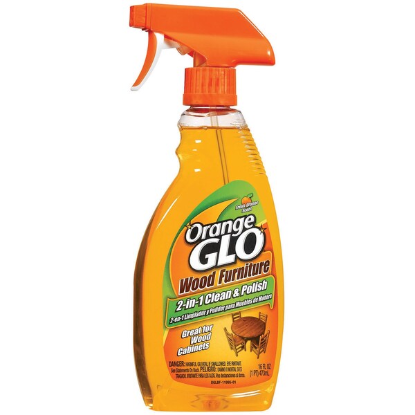 Kaboom Orange Glo Orange Scent Wood Cleaner and Polish 16 oz Liquid - 11995