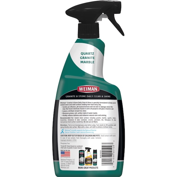 Weiman Products Weiman Citrus Scent Granite Cleaner and Polish 24 oz Liquid - 109
