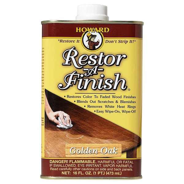 Howard 1 Pt Golden Oak Restor-A-Finish One-Step Refinisher - RF3016