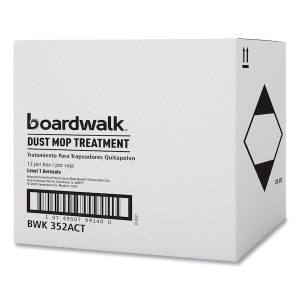 Boardwalk Dust Mop Treatment, Pine Scent, 18oz Aerosol, PK12 - BWK352ACT