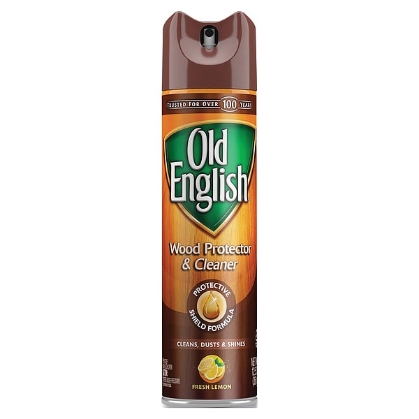 Old English Furniture Polish, Fresh Lemon Scent, 12.5 oz Aerosol Spray, PK12 - 62338-74035