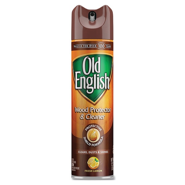 Old English Furniture Polish, Fresh Lemon Scent, 12.5 oz Aerosol Spray - 62338-74035
