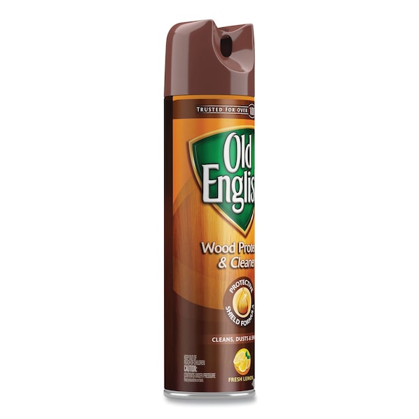 Old English Furniture Polish, Fresh Lemon Scent, 12.5 oz Aerosol Spray - 62338-74035