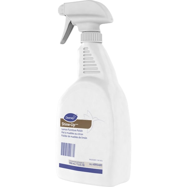 Diversey Furniture Polish, 32 oz., 32 oz., Lemon - 4995480