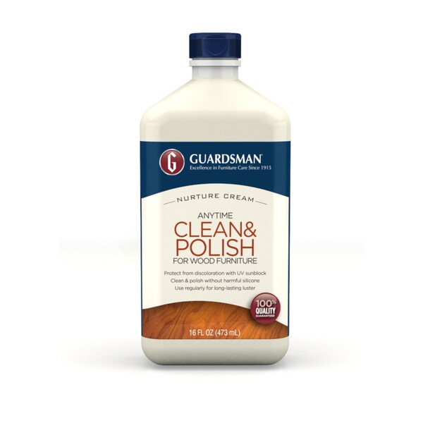 Guardsman Guardsman Anytime Clean & Polish Woodland Fresh Scent Furniture Cream 16 oz Cream - 461500
