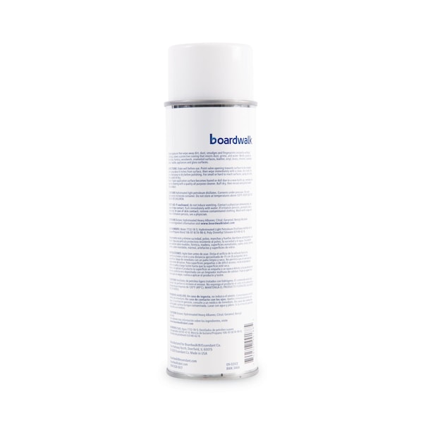 Boardwalk Furniture Polish, Lemon Scent, 19 oz Aerosol Spray, PK12 - BWK346ACT