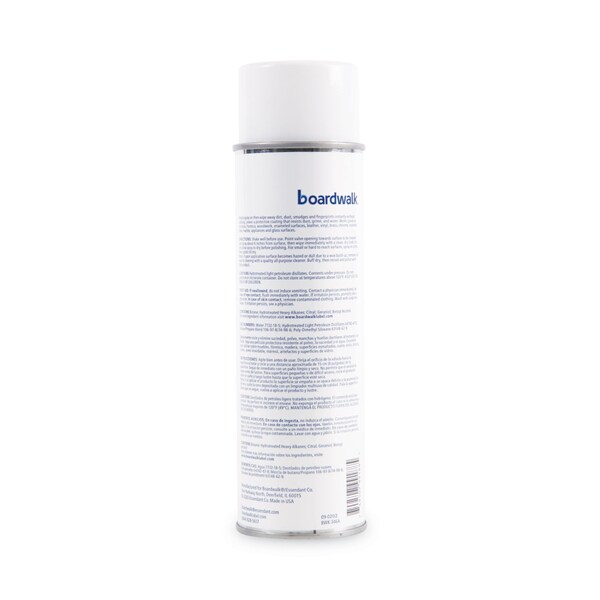 Boardwalk Furniture Polish, Lemon Scent, 19 oz Aerosol Spray, PK12 - BWK346ACT