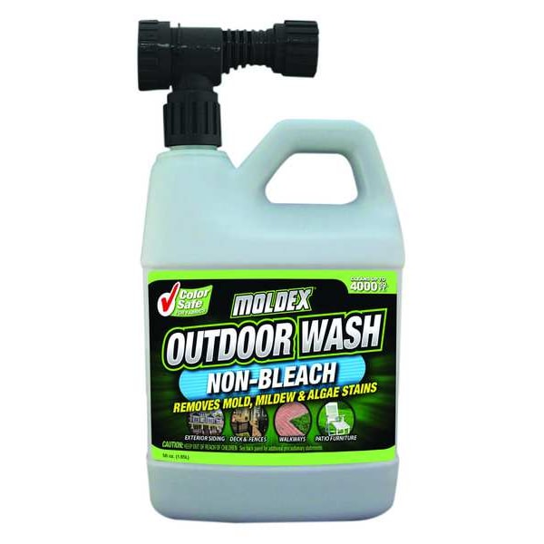 Moldex Liquid 56 oz. Mold Mildew Remover, Hose End Connection Bottle - 5330