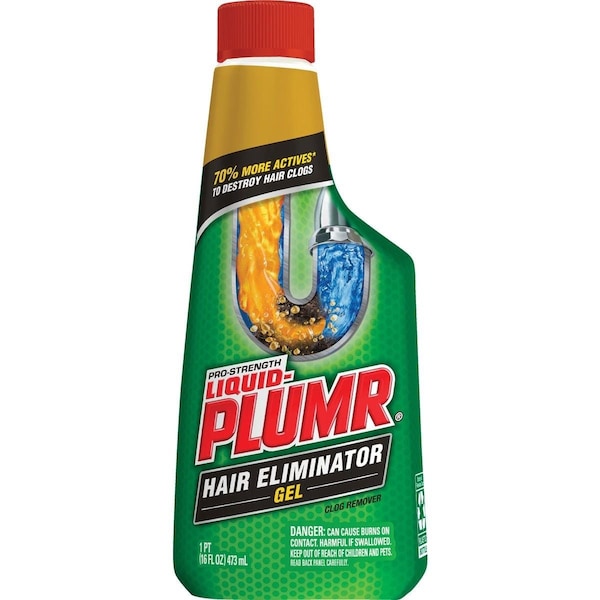 Liquid-Plumr Liquid Plumr Hair Clog Eliminator 16 Oz. Gel Drain Opener & Cleaner - 31019