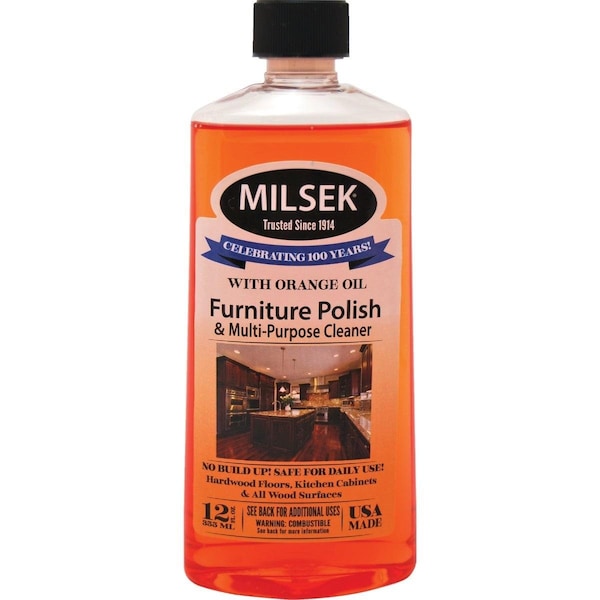 Milsek 12 Oz. Orange Furniture Polish & Cleaner - 13575