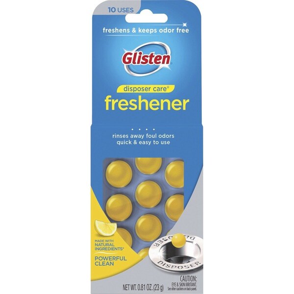 Glisten Lemon Disposer Care Freshener And Cleaner, 0.81 Oz Tablet - DPLM12T