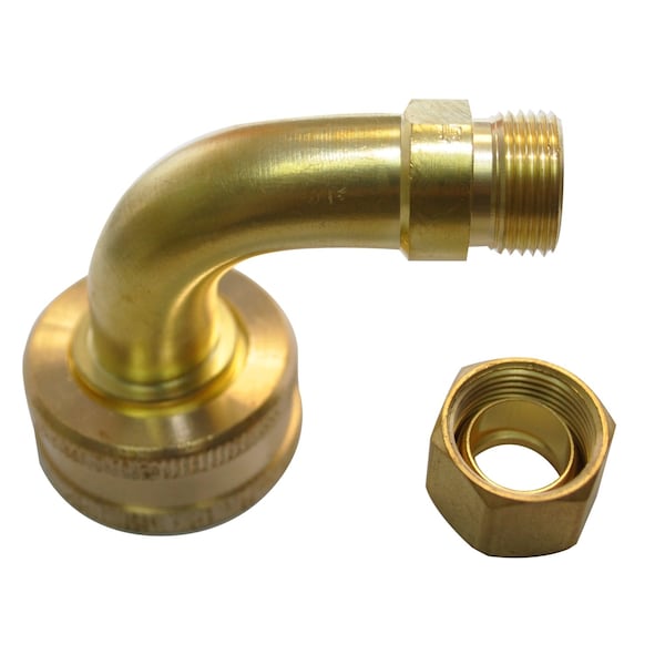 Plumb Pak Plumb Pak Brass 3/8 in. D X 3/4 in. D Dishwasher Elbow 1 pk - PP84RB