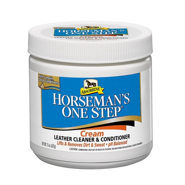 Absorbine Horseman’s One Step Cream Leather Cleaner & Conditioner 15 oz. - 428320