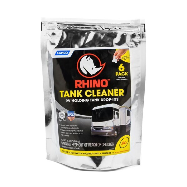 Camco Rhino Holding Tank Cleaner Drop-INs - 6-Pack - 41560