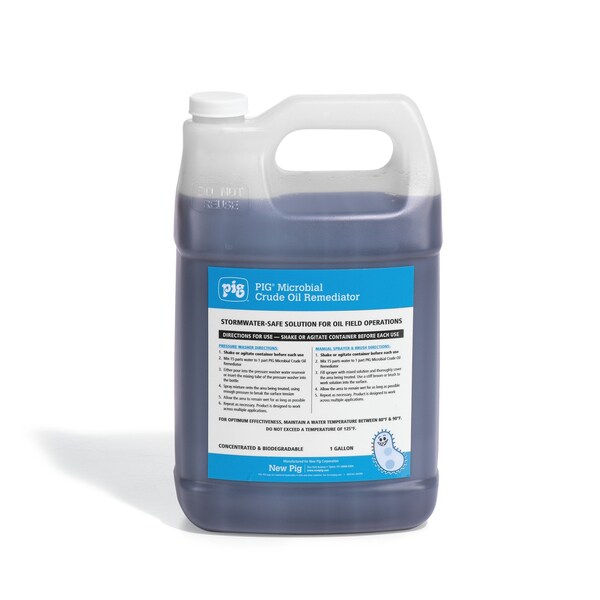 Pig Microbial Crude Oil Remediator, Remediator, 1 gal. Container - CLN946