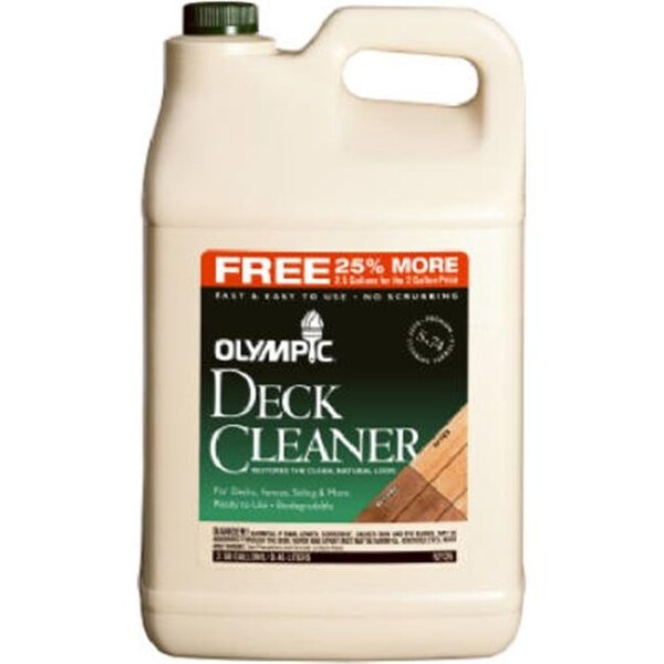 Olympic Olympic 52125AS2 2.5 Gallons Premium Deck Cleaner - Pack Of 2 - 819466