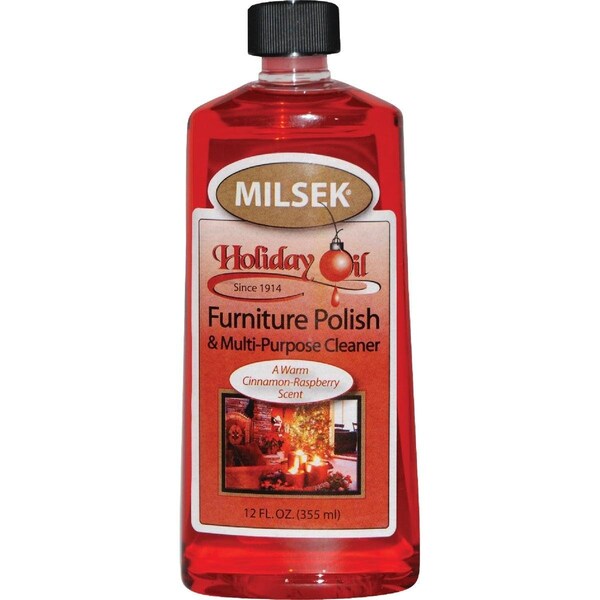 Milsek 12 Oz. Cinnamon Raspberry Furniture Polish & Cleaner - 13590