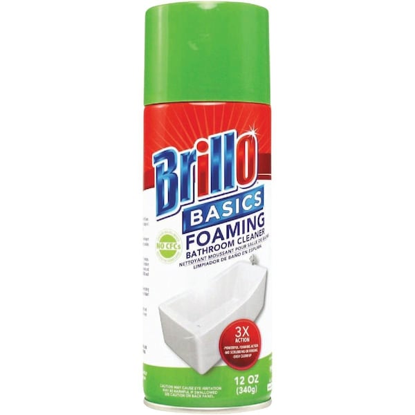 Brillo Basics 9 Oz. Aerosol Clean Scent General Purpose Bathroom Cleaner - 87763