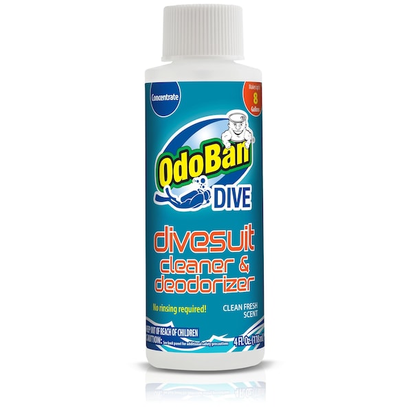 Odoban OdoBan Dive Wetsuit Cleaner & Deodorizer Concentrate, Clean Fresh Scent, 4 Oz - 971089R-4Z36