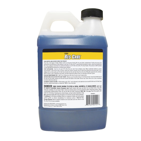 Res Care All-Purpose Water Softener Cleaner Liquid Refill, 64 Ounce - RK03B