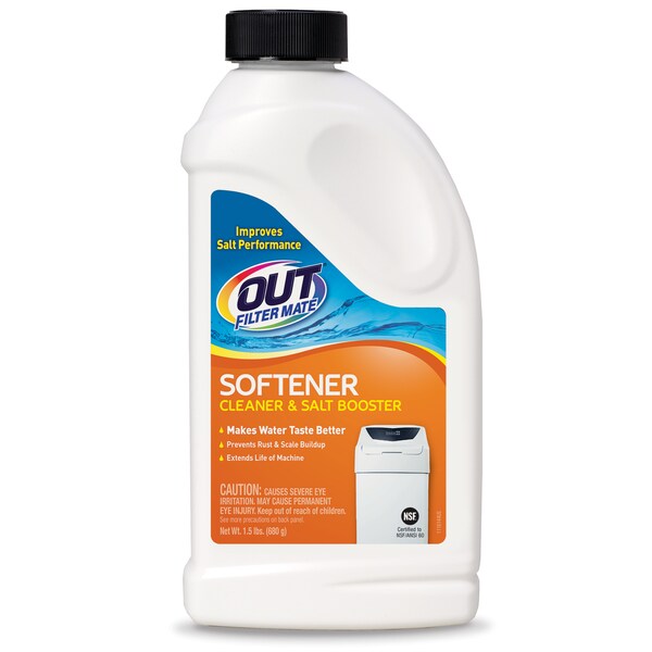 Out Water Softener Cleaner and Salt Booster Powder, 24 oz - TO06N