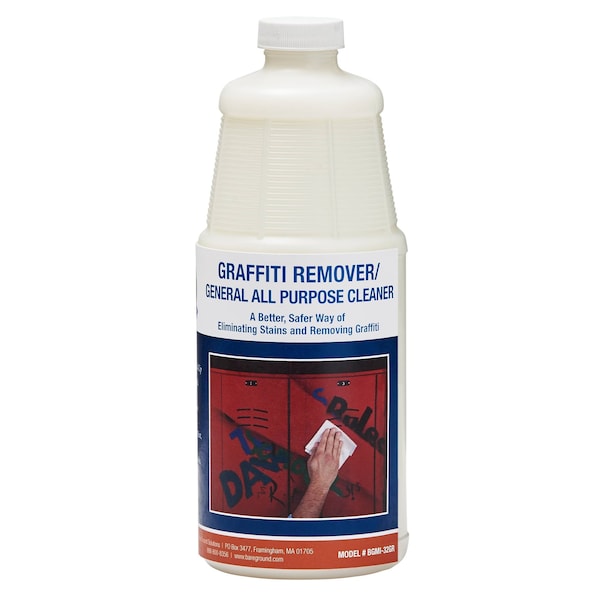 One Shot 1 Shot Graffiti Remover And Cleaner 32 Oz By Bare Ground - BGMI-32GR