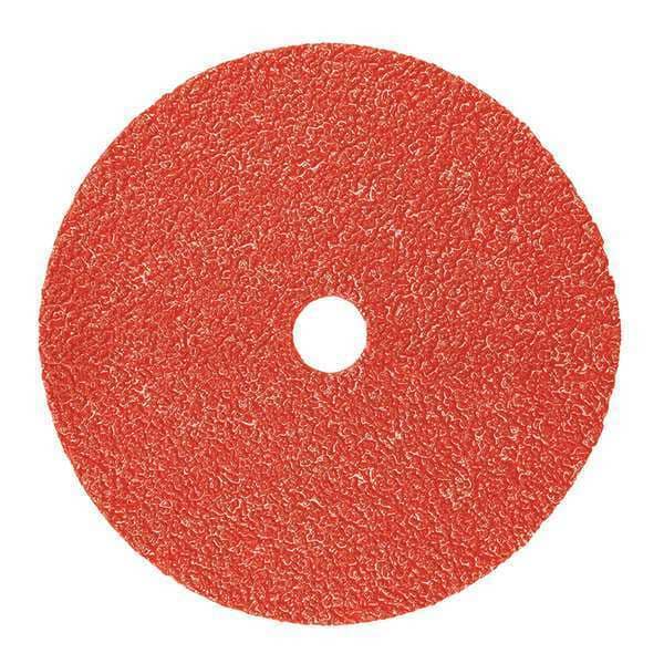 Disco de fibra 3M, 80+, 1/2"x7/8", Paquete de 25 - 3M ABR-987C-80-4.5X0.825(25)
