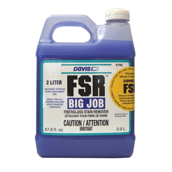 Davis Instruments Davis 792 Fiberglass Stain Remover - 2 Liters - 792