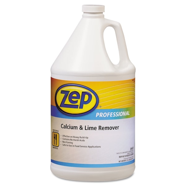 Zep Calcium and Lime Remover, Neutral, 1 gal Bottle, PK4 - 1041491