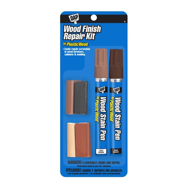 Homestead 4 oz Plastic Wood Wood Tones Wood Finish Repair Kit, Wood Tones, 6PK - HO3304980