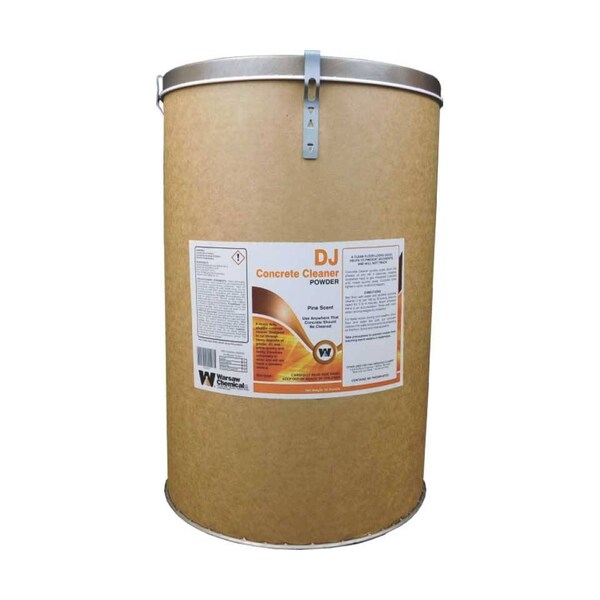 Warsaw Chemical DJ Concrete Cleaner - Orange, Pine Scent, 100lbs drum - 30662-0000100