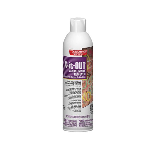 Chase Products Champion Sprayon X-it-OUT Vandal Mark Remover net 17.5 oz. 1 Can - 5149-1