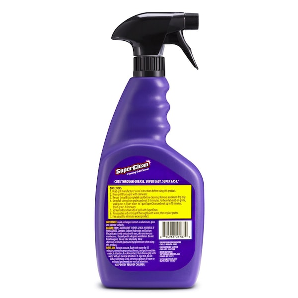 Superclean Super Clean No Scent BBQ Grill Cleaner Foam 22 oz - 101787