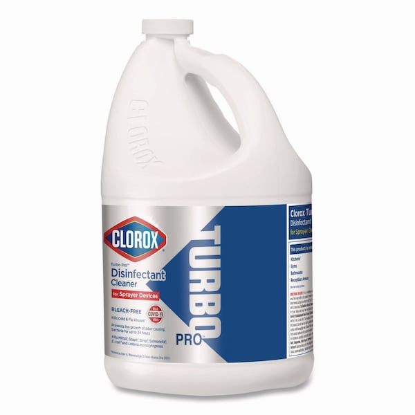 Clorox Turbo Pro Disinfectant Cleaner for Sprayer Devices, 121 oz Bottle, PK3 - 60091