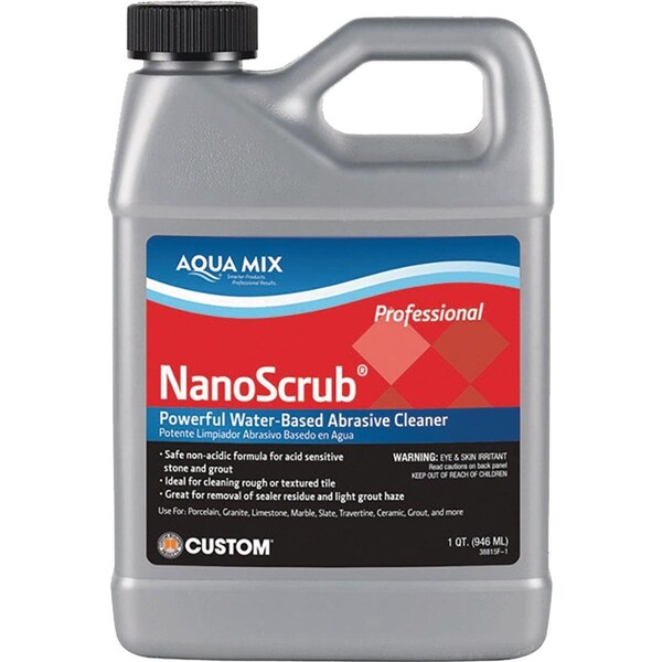 Aqua Mix NanoScrub 1 Qt. Stone, Tile, & Grout Cleaner - 100978-4