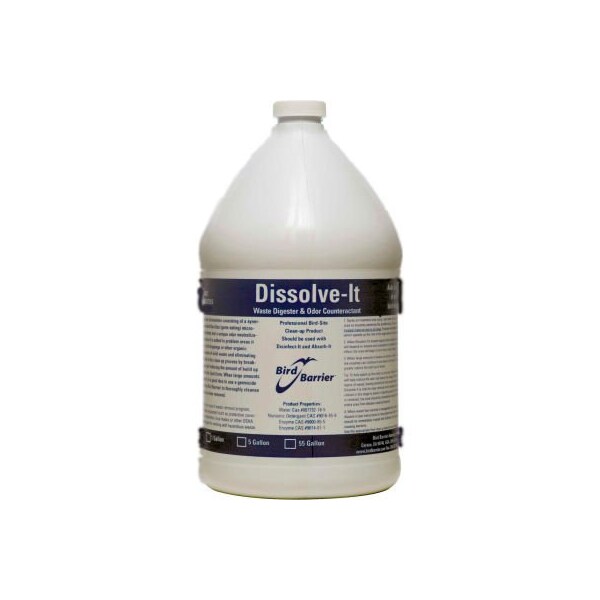 Bird Barrier Bird Barrier Dissolve-It Waste Digester & Odor Counteractant, Gallon Bottle - CL-3000 - CL-3000