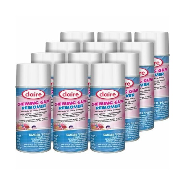 Claire Gum Remover, Freezes Substance, 6.5 oz, 12PK - CGCCL813CT