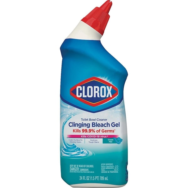 Clorox 24 Oz. Clinging Bleach Gel Toilet Bowl Cleaner - 30619
