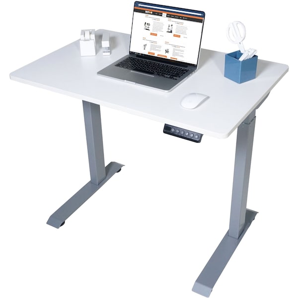 Victor Technology Electric Sit-Stand Desk, 36 in W, White - DC830W