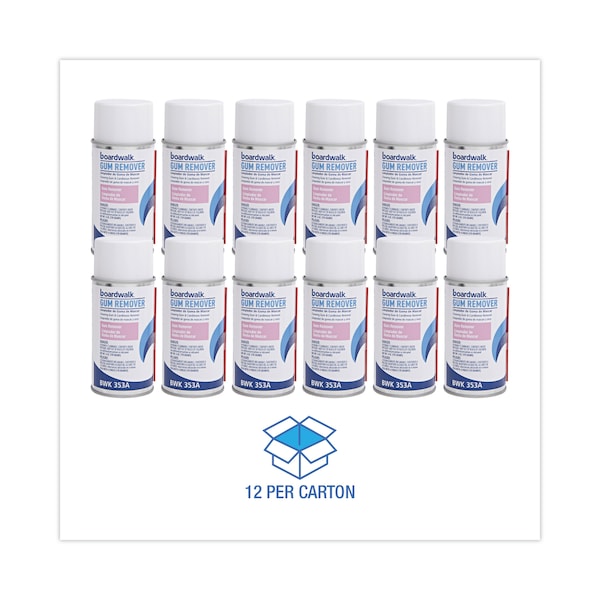 Boardwalk Chewing Gum & Candle Wax Remover, 6oz Aerosol, PK12 - BWK353ACT