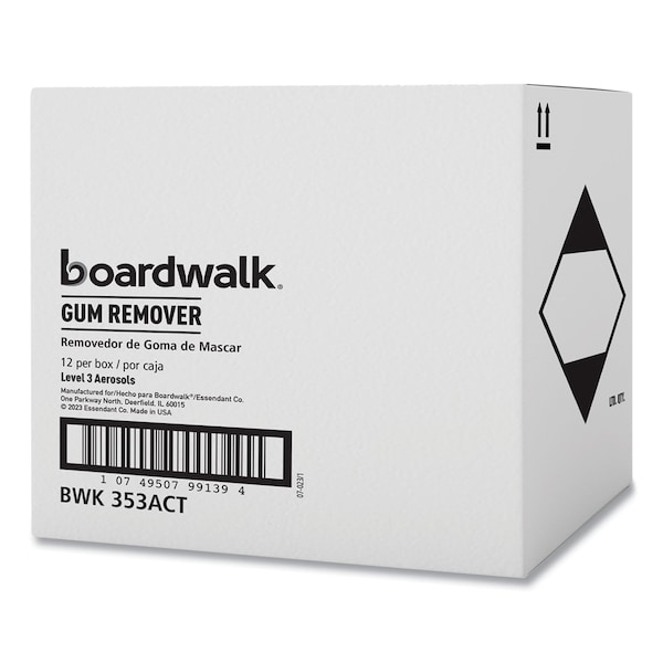 Boardwalk Chewing Gum & Candle Wax Remover, 6oz Aerosol, PK12 - BWK353ACT