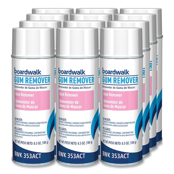 Boardwalk Chewing Gum & Candle Wax Remover, 6oz Aerosol, PK12 - BWK353ACT