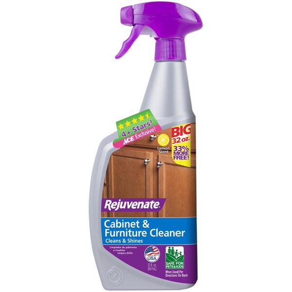 Rejuvenate Rejuvenate Lemon Scent Cabinet and Wood Cleaner 32 oz Liquid - RJ32CC