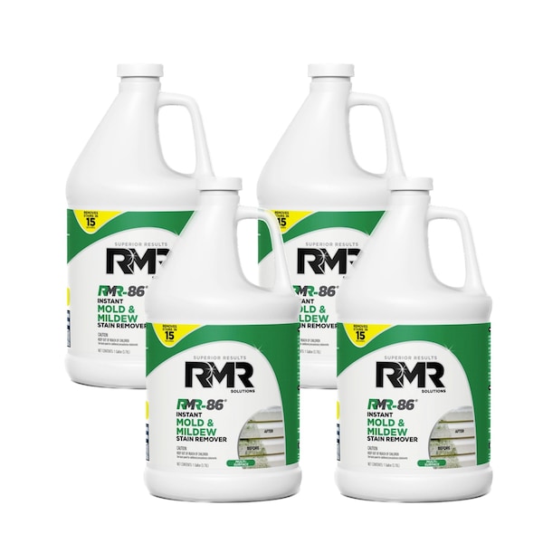 Rmr Solutions RMR-86 INSTANT MOLD & MILDEW STAIN REMOVER GALLON, 4PK - RMR86G-4PK