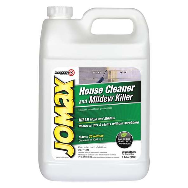 Zinsser House Cleaner and Mildew Killer, 1 gal. Jug, Unscented, Clear - 60101