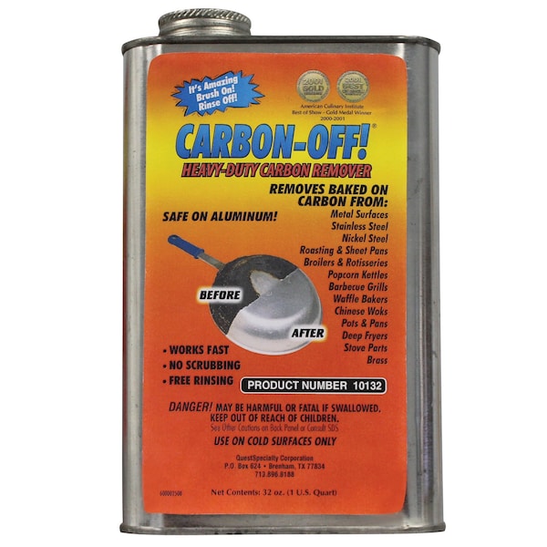 Quest CARBON-OFF! Heavy Duty Carbon Remover Liquid, Quarts - 10632-1