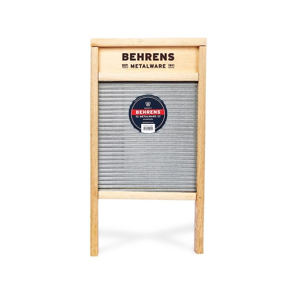 Behrens Behrens 12.5 in. W X 24.5 in. L Galvanized Steel Scrub Surface Washboard - BWBG12